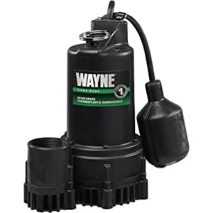 Wayne RSP130 .33 HP Thermoplastic Tether Float Switch submersible Sump Pump